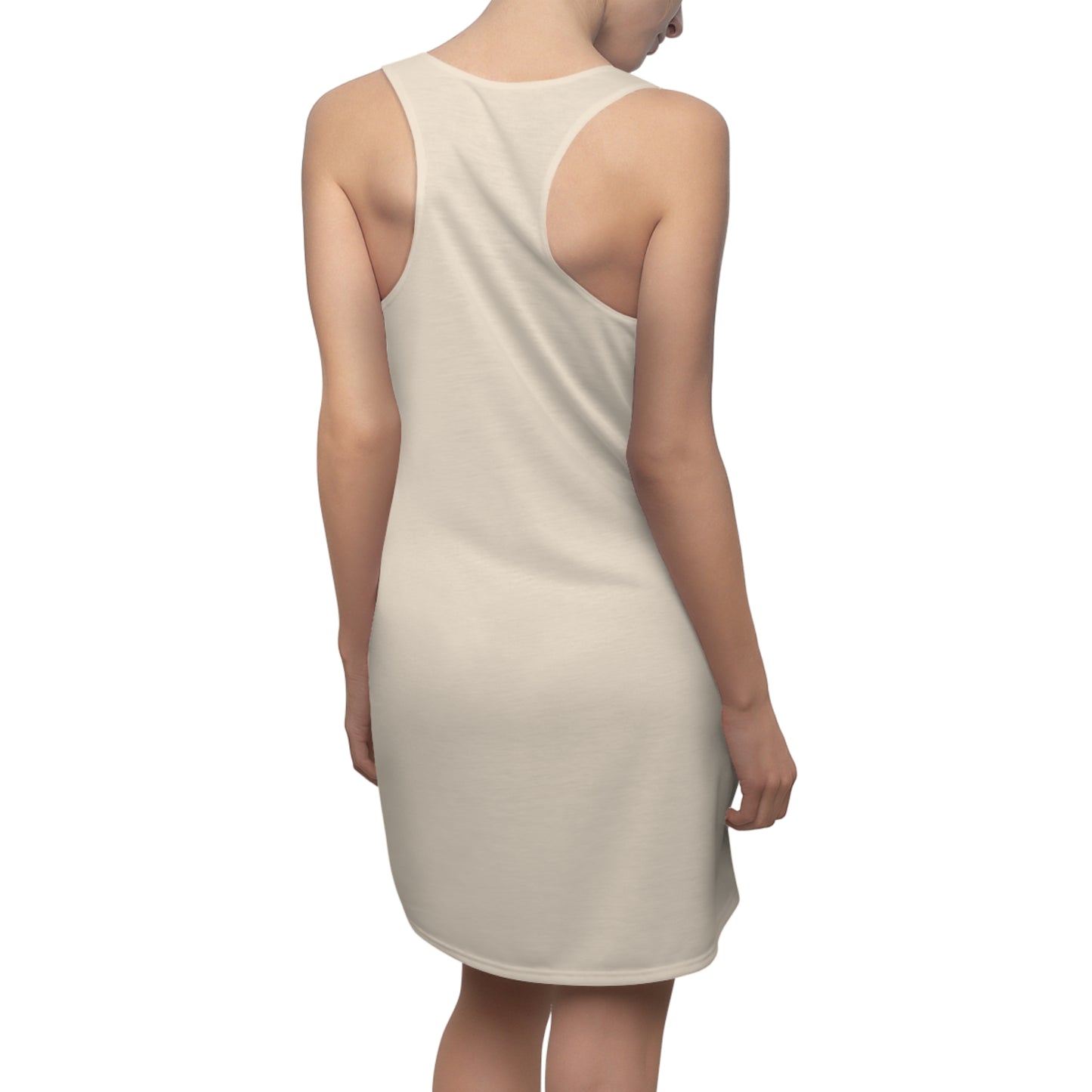 Stylish Women's Racerback Dress – All-Over Print, Lightweight & Comfortable