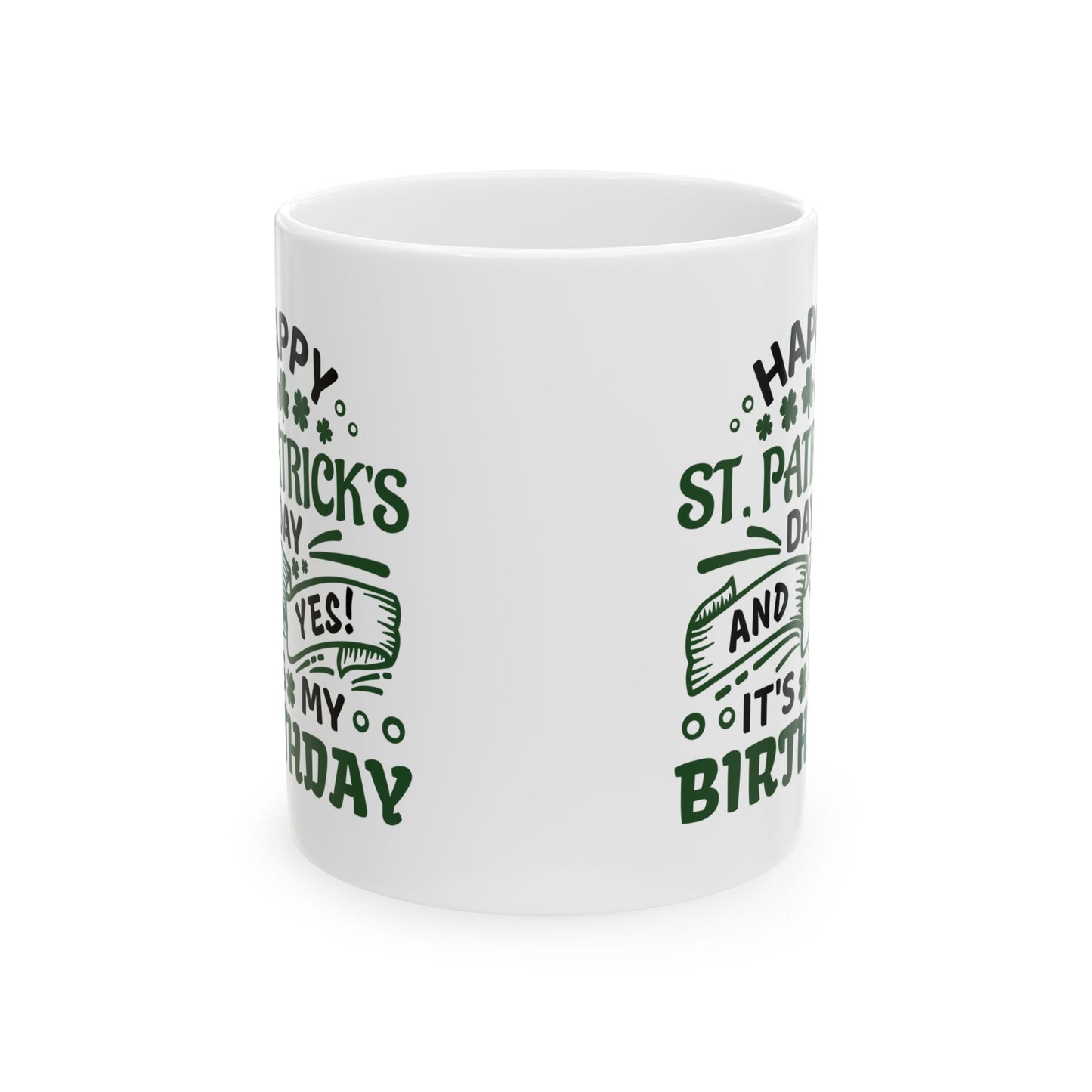 Personalized 11oz Ceramic Mug, Holiday Gift for Coffee Lovers, Festive Tea Cup, Winter Decorations