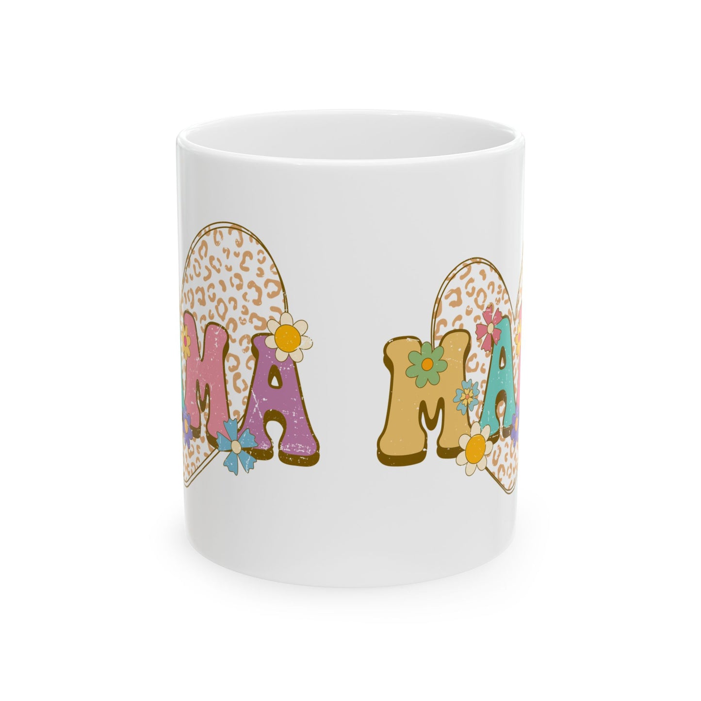 Personalized 11oz  Ceramic Mug, Holiday Gift for Coffee Lovers, Festive Tea Cup, Winter Decorations