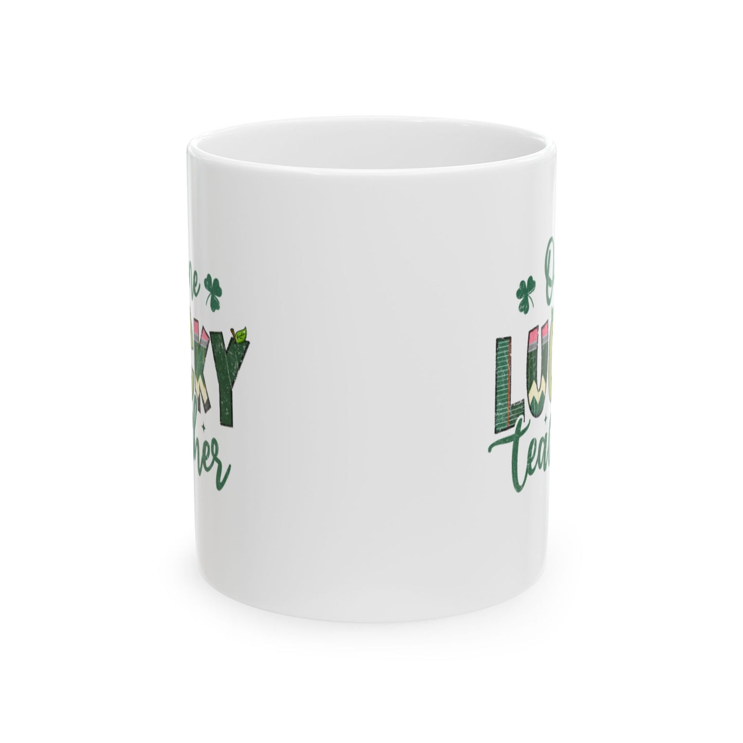 Personalized 11oz  Ceramic Mug, Holiday Gift for Coffee Lovers, Festive Tea Cup, Winter Decorations