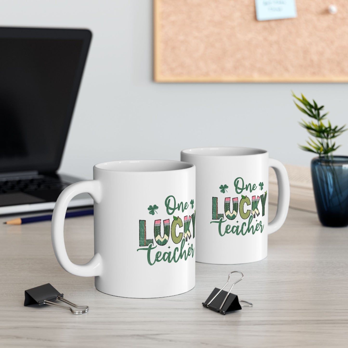 Personalized 11oz  Ceramic Mug, Holiday Gift for Coffee Lovers, Festive Tea Cup, Winter Decorations