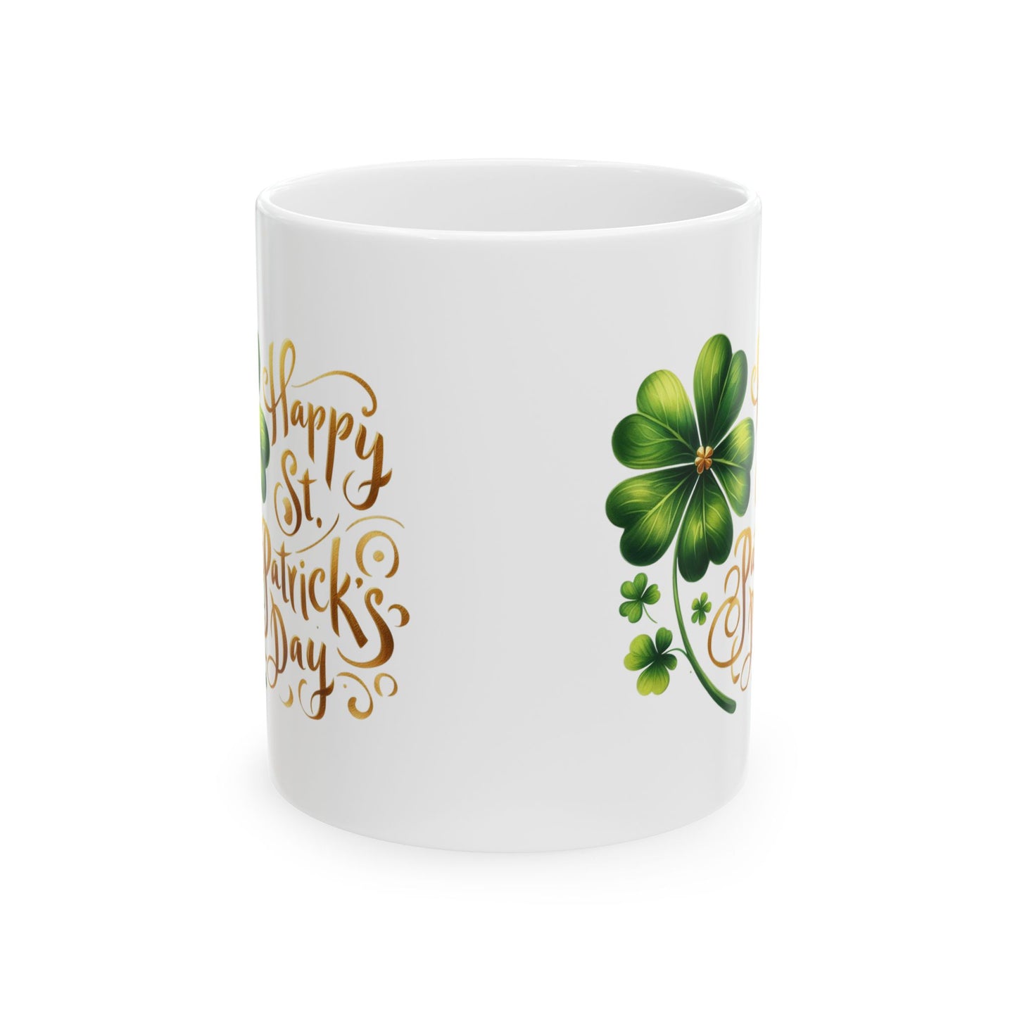 Personalized 11oz  Ceramic Mug, Holiday Gift for Coffee Lovers, Festive Tea Cup, Winter Decorations
