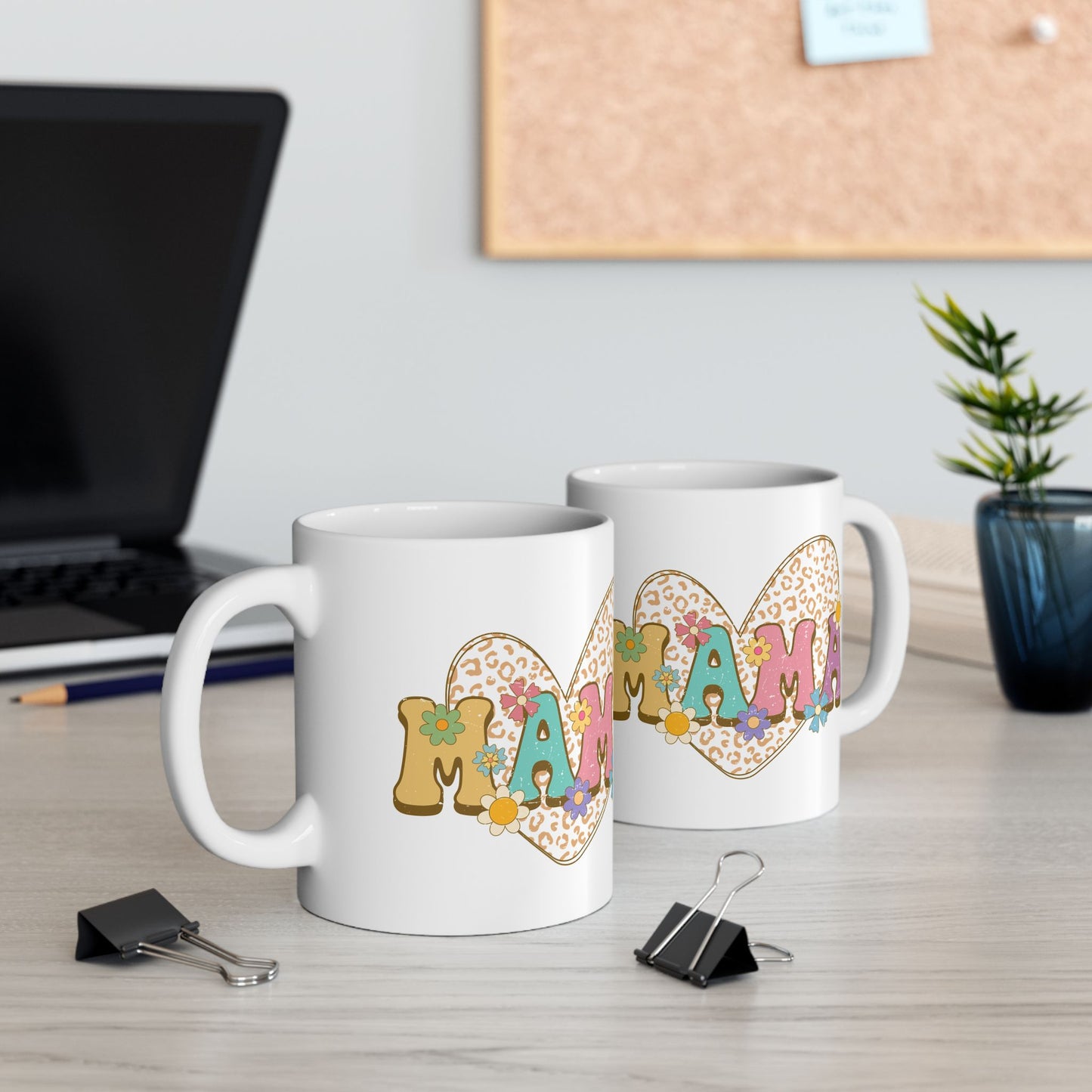 Personalized 11oz  Ceramic Mug, Holiday Gift for Coffee Lovers, Festive Tea Cup, Winter Decorations