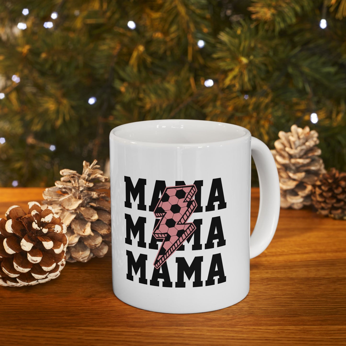 Personalized 11oz  Ceramic Mug, Holiday Gift for Coffee Lovers, Festive Tea Cup, Winter Decorations