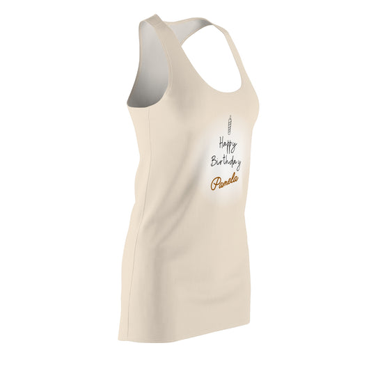 Stylish Women's Racerback Dress – All-Over Print, Lightweight & Comfortable