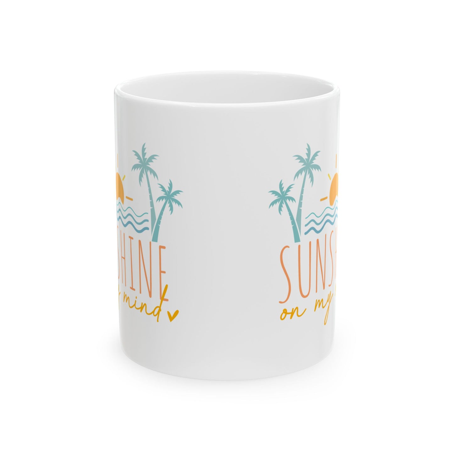 Personalized 11oz  Ceramic Mug, Holiday Gift for Coffee Lovers, Festive Tea Cup, Winter Decorations